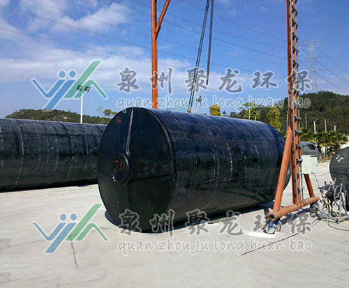 玻璃鋼化糞池廠里吊裝 玻璃鋼化糞池廠里吊裝